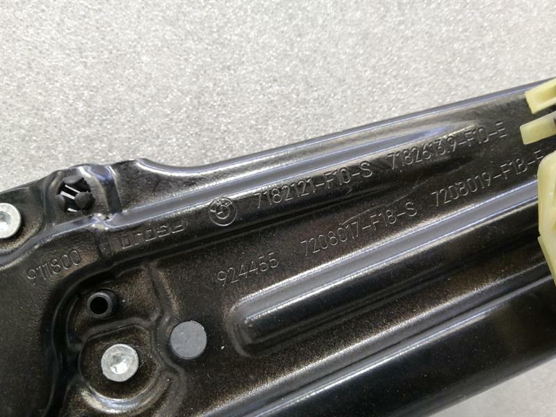BMW 5 Series F10 Left Rear Door Winder 7182121 Window Regulator Rear Left