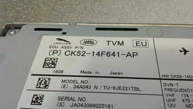 SPORT DISC RANGE ROVER L405 Electronic Module CK52-14F641-AP TV TUNER DIGITAL