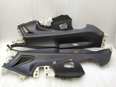 Porsche Panamera 970 97055519601 C-Pillar Leather Black Rear Set Kit Cover C