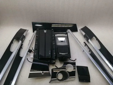 Porsche Panamera 970 RHD Piano Laquer Black Veneer Set 97055335100 Bar RHD