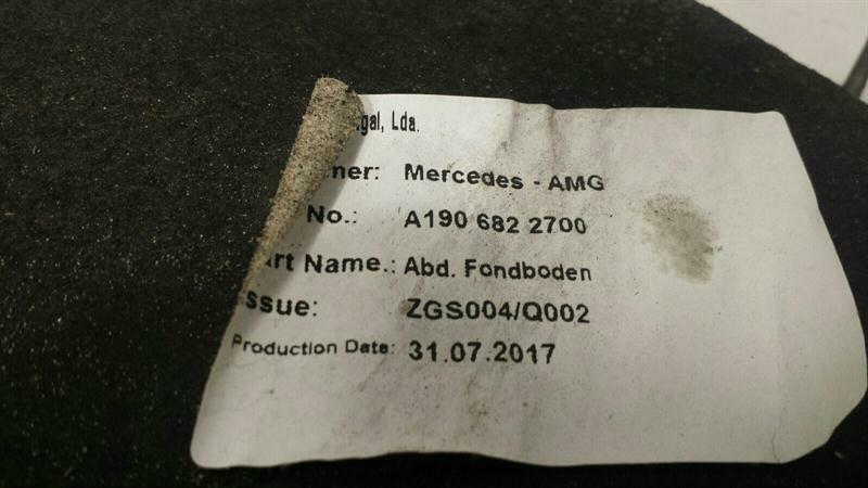 Mercedes GT C190 GTR damping rear floor A1906822700 damping