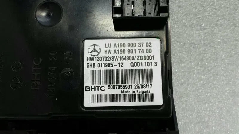 Mercedes GT C190 GTR Electronic Module A1909003702 Air Conditioning AC Control Unit AMG