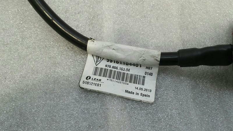 Porsche 911 991 Battery Wiring 99161104401 Battery Harness 99161104403
