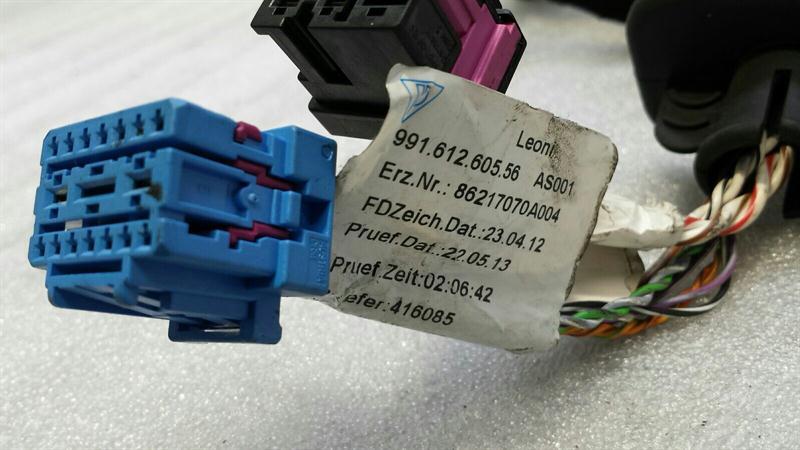 Porsche 911 991 Left Door Wiring 99161260556 Door Wiring Harness Left
