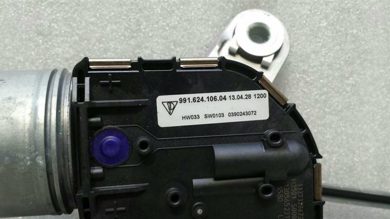 Porsche 911 991 RHD Front Wiper Engine 99162410604 Right Hand Drive