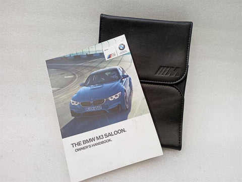 BMW 3 Series F80 M3 F30 SERVICE BOOKLET Manual