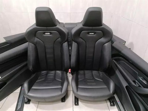 BMW M3 COUPE F82 SPORT SEATS BUCKETS SPORT RHD Seats LEATHER BLACK SET
