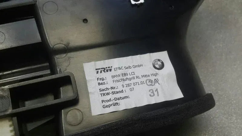 BMW Z4 E89 RHD Air Vent 9287071 Right Hand Drive