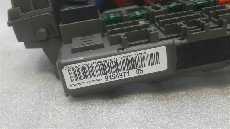 BMW Z4 E89 Fuse Box 9154971 Fuse Box