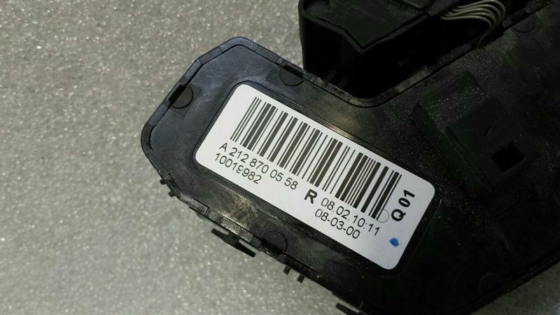 Mercedes E Class W207 Right Seat Switch A2128700558 Right Seat Switch