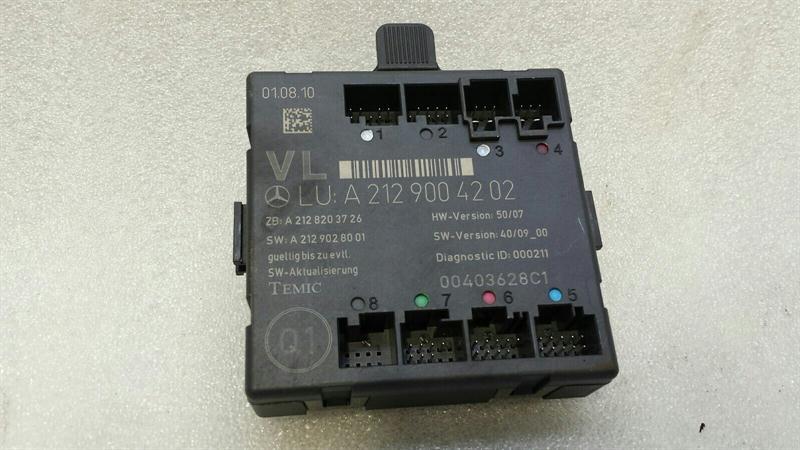 Mercedes GLK X204 front left door module A2129004202 door control unit front left
