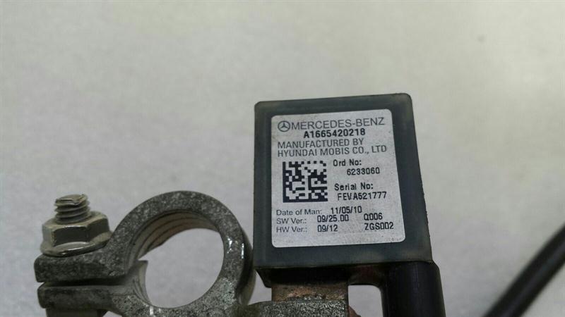 Mercedes GLK X204 battery wiring harness minus A1665420218 ground battery cable