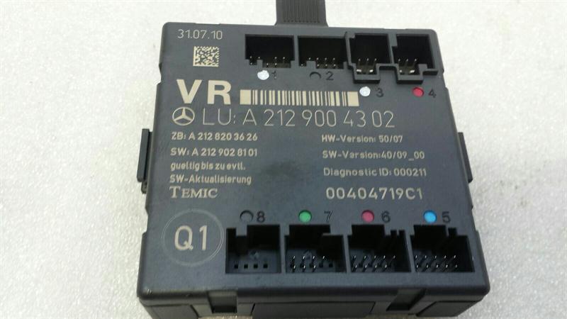 Mercedes GLK X204 FRH door module A2129004302 door control unit front right