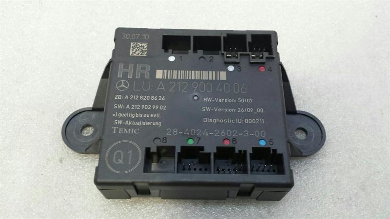 Mercedes GLK X204 rear right door module A2129004006 door control unit rear RE