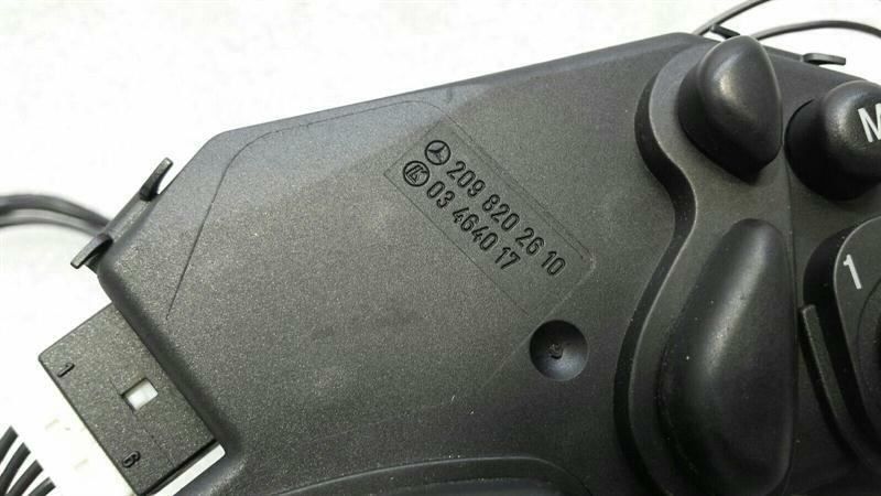 Mercedes CLK W209 right seat switch A2098202610 seat switch right.