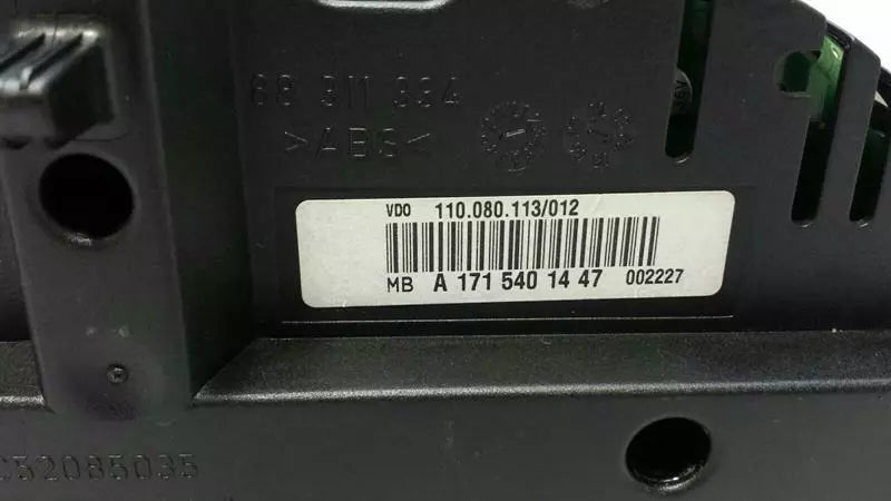 Mercedes SLK R171 Instrument Cluster A1715401447 Speedometer MPH SLK350
