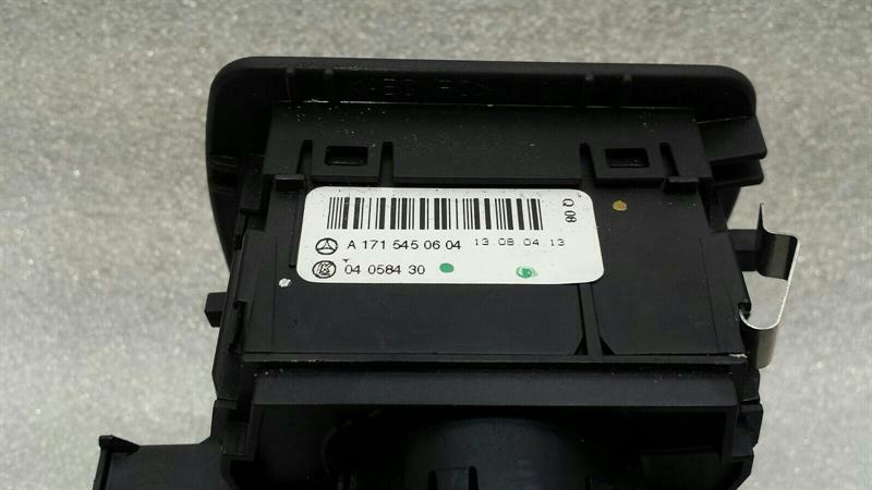 Mercedes SLK R171 Headlight Switch A1715450604 Light Switch Black