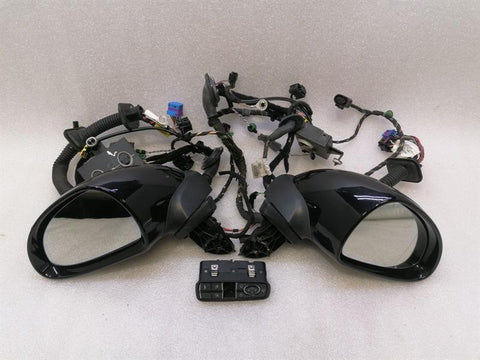 Porsche 911 991.1 Right Door Mirror Set POWER FOLDING DIM Right Handlebar RHD MK1