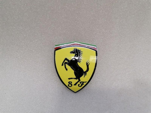 FERRARI 458 F142 SPIDER 82746100 SQUADRA CORSE SHIELD BADGE -SHIELD BADGE- LOGO