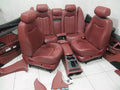 MASERATI QUATTROPORTE M139 SEATS FACELIFT RED LEATHER ROLL TABLES