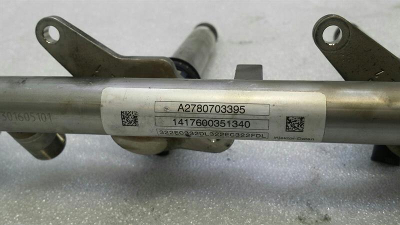 MERCEDES S-Class W222 Fuel Rail A2780702495 Fuel Injection Moulding Pipe Distributor SET