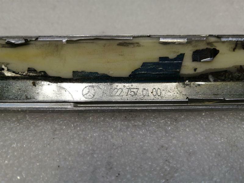 Mercedes S-Class W222 Boat Lid Moulding A2227570100 Tailgate Chrome Molding