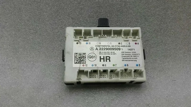 Mercedes S-Class W222 RRH Door Module A2229009509 Door ECU