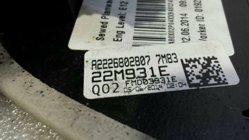 Mercedes S-Class W222 Center Console Ashtray A2226802807 Ashtray