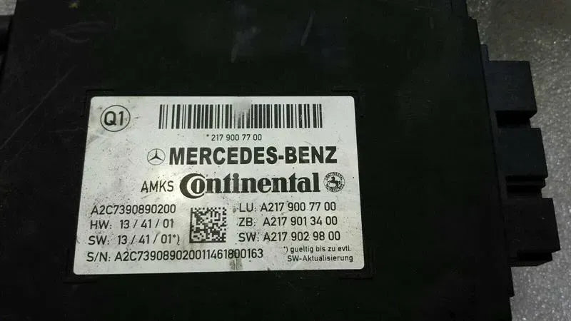 Mercedes S-class W222 dynamic seat module A2179007700 seat control unit Vo left