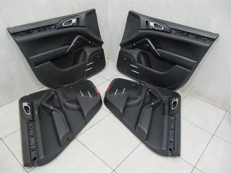 Porsche Cayenne 958 92a Door Card SET FULL LEATHER SET Door Trim EXCLUSIVE