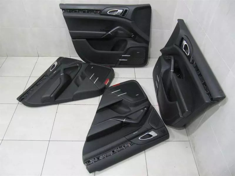 Porsche Cayenne 958 92a Door Card SET FULL LEATHER SET Door Trim EXCLUSIVE