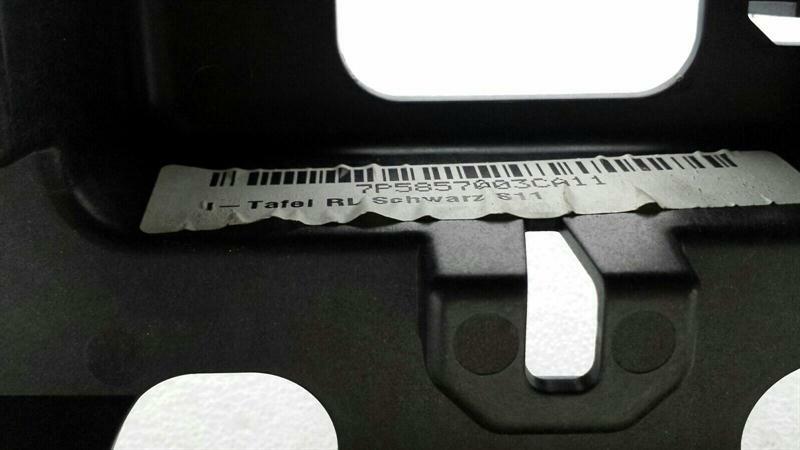 Porsche Cayenne 958 Speedo Leather Cover 7P5857003 Speedometer Leather Trim