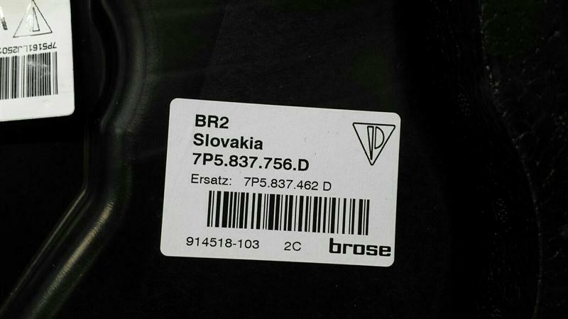 Porsche Cayenne 958 92A FRH Door Winder 7P5837756D Window Regulator Front Right