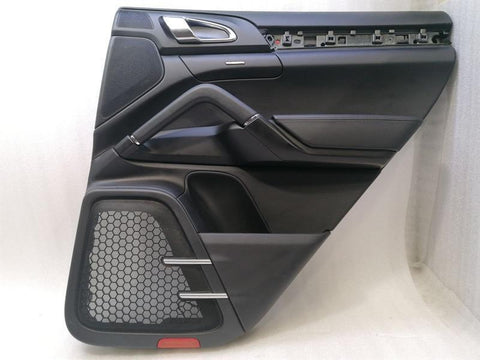 Porsche Cayenne 958 door card rear right 7P5867212G door panel rear leather