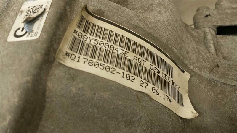 Bentley Continental GTC AGT Rear Diff 08Y500043E Differential Rear 2018 4.0