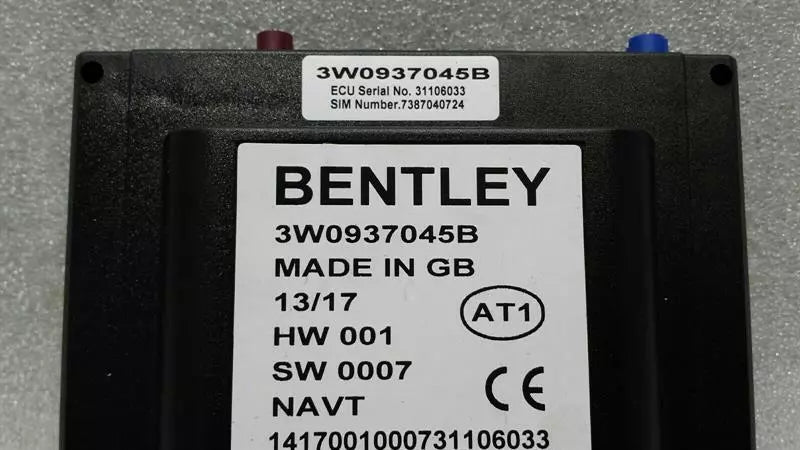 Bentley Continental GTC GT Positioning module 3W0937045B ECU BENTAYGA