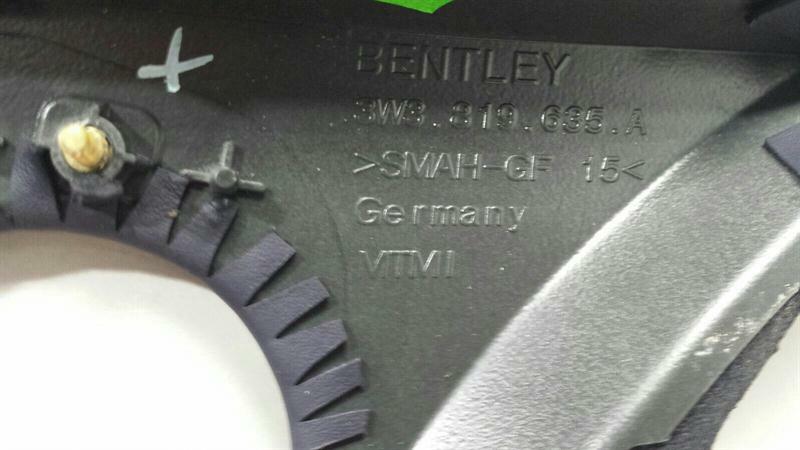 Bentley GTC dashboard upper part 3W3819635A cover dashboard dark blue