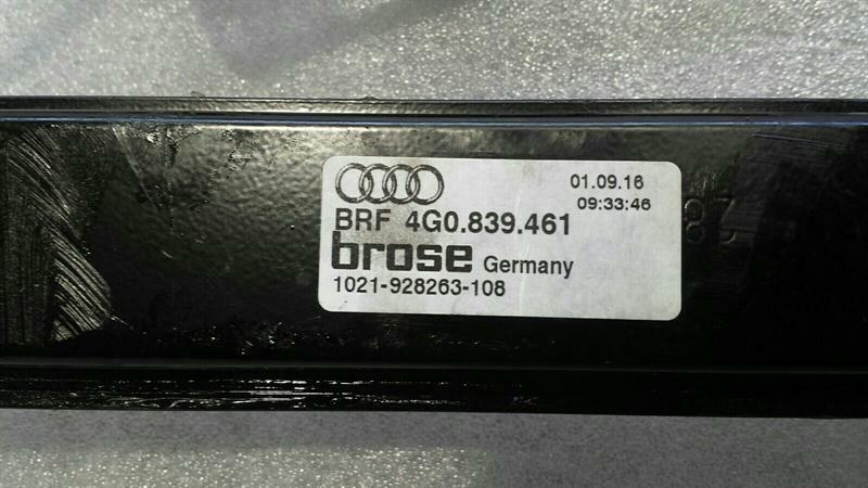 Audi RS6 4G left rear door winder 4G0839461 window regulator rear left