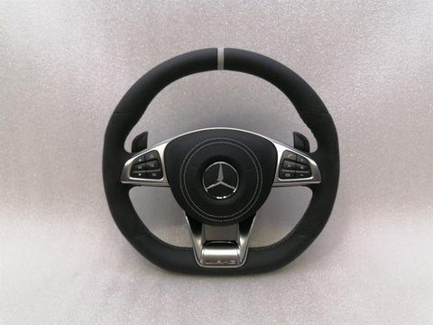 MERCEDES C63 AMG W205 STEERING WHEEL A2054602703 STEERING WHEEL COMPLETE A0008601603