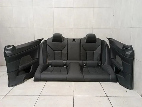 BMW 4 M4 G82 G22 Seat M4 Rear Seat Rear Seats Set Leather Black Rear Seat Bench