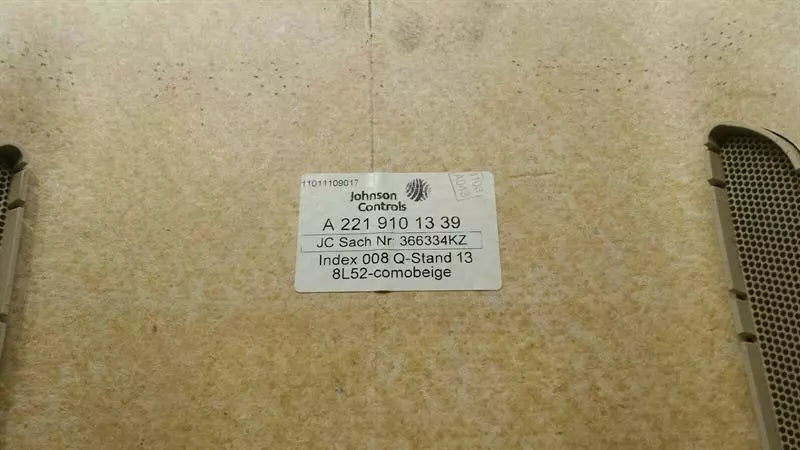 Mercedes S-class W221 seat cover A2219101139 seat trim 8L54 COMOBEIGE