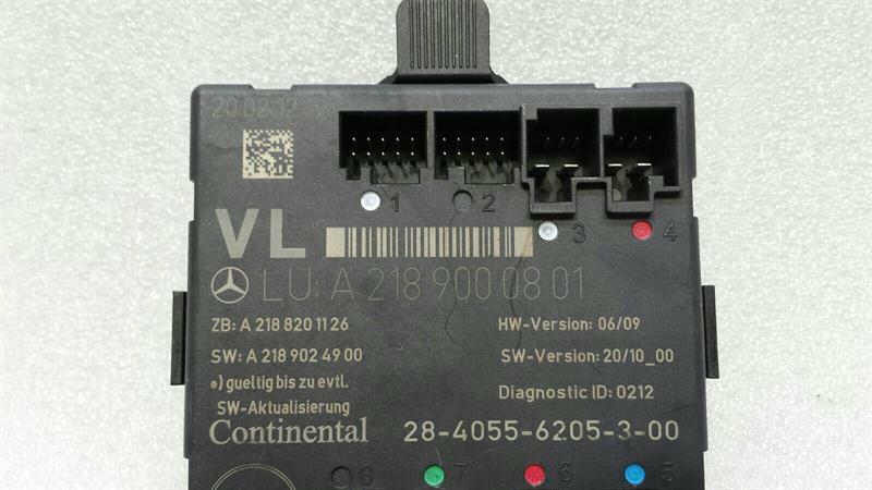 Mercedes CLS W218 FLH door module A2189000801 door control unit front left