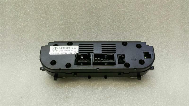 Mercedes CLS W218 Car Climate Control A2049001207 Climate Control Panel A/C