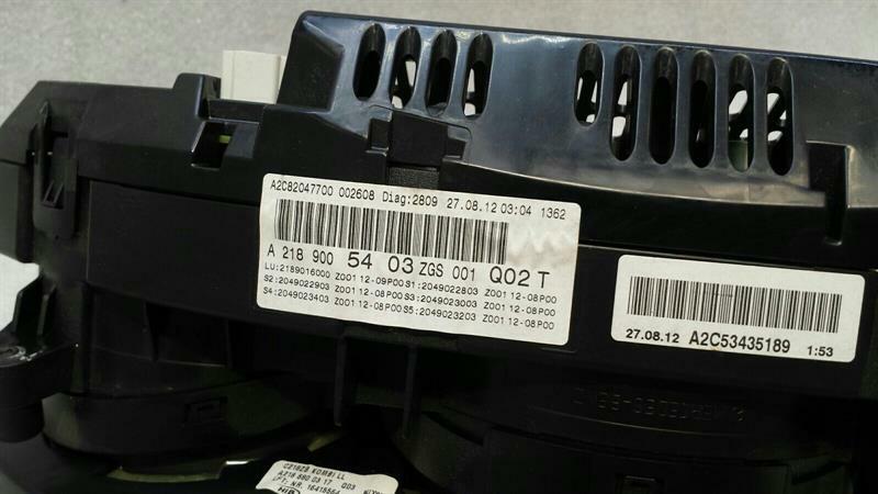 MERCEDES CLS W218 Instrument Cluster A2189005403 Speedometer MPH CLS500 M278 V8