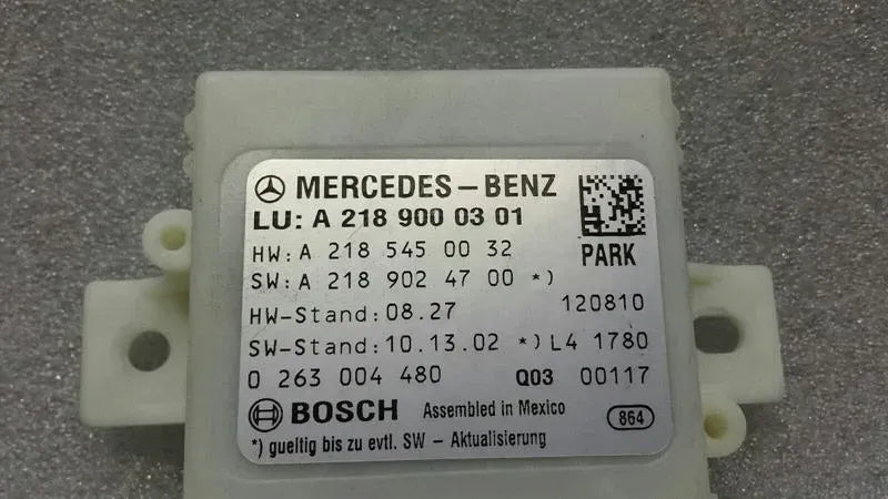 Mercedes CLS W218 PDC module A2189000301 PTS control unit parking aid.