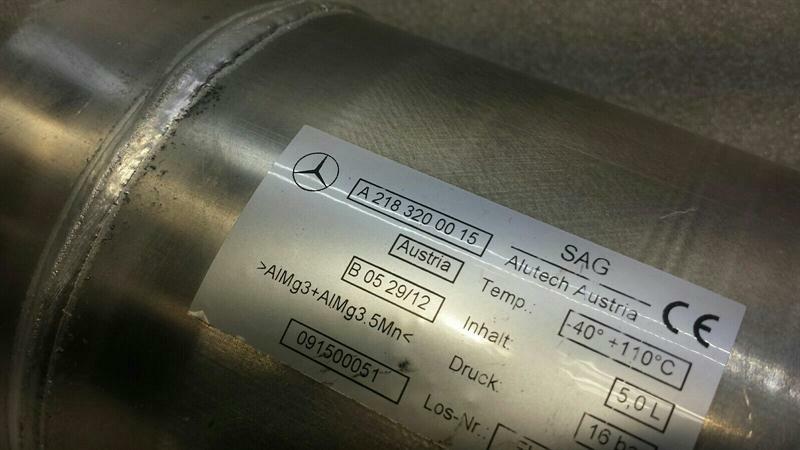 Mercedes CLS W218 Pressure Accumulator A2183200015 Airmatic Reservoir