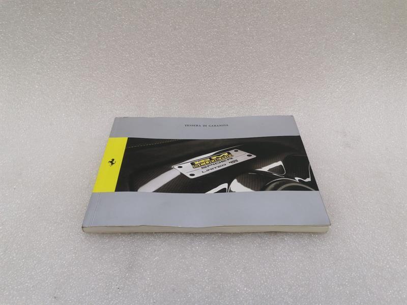 FERRARI F430 430 F131 SCUDERIA SPIDER 16M OWNERS MANUAL