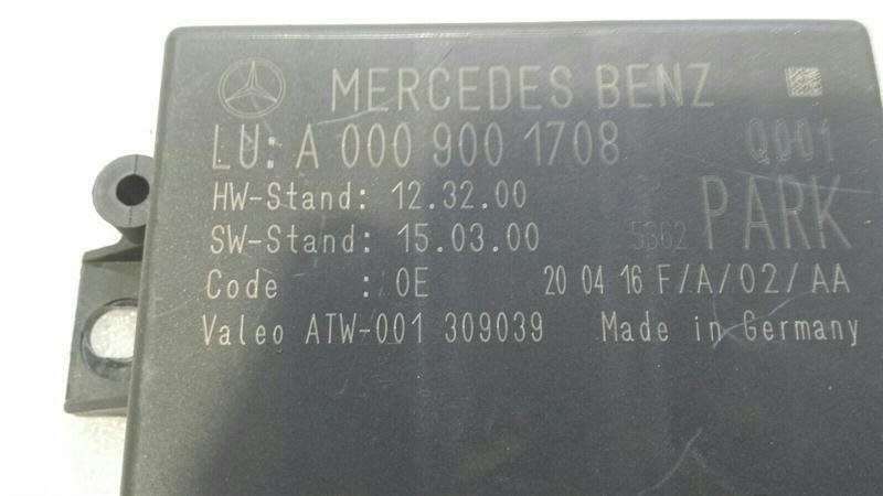Mercedes GLS X166 W166 PDC modules A0009001708 PTS control unit parking aid