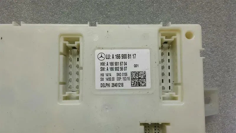 Mercedes GLS X166 W166 Rear SAM Module A1669008117 Control Unit Rear