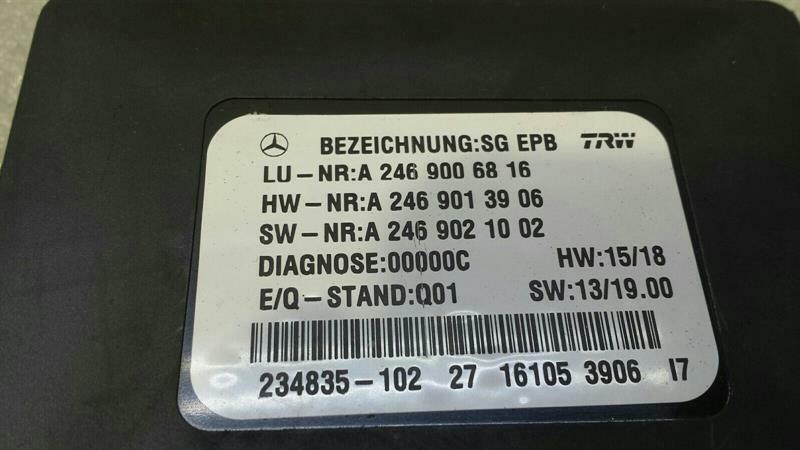 Mercedes GLS X166 Park Brake Module A2469006816 Parking Brake Control Unit